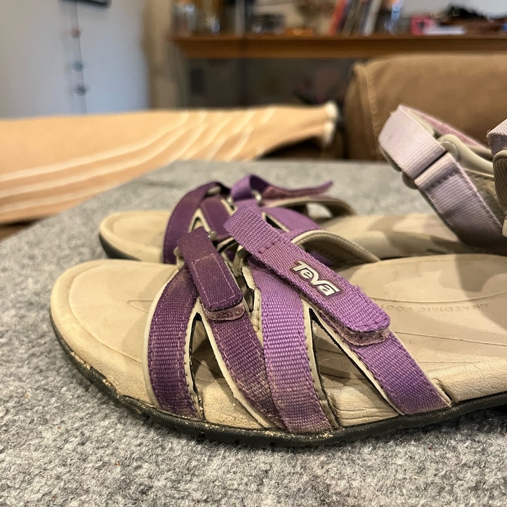 TEVA TIRRA DEEP LAVENDER GRADIENT SANDALS Size 8.5 - Picture 10 of 12